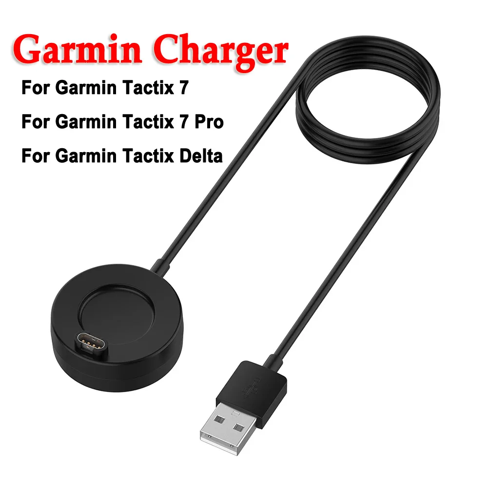 1M Charging Cable For Garmin Tactix 7 Pro Watch Charger Tactix Delta Fenix 7X 7 7S 6 6s 6x Pro 5 5S 5X Plus Dust Plug Cover Case AliExpress