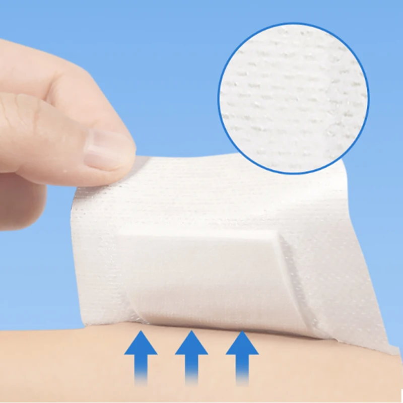 80pcs Large Size Hypoallergenic Non-woven Medical Adhesive Wound Dressing Band Aid Bandage Large Wound First Aid Health Patch