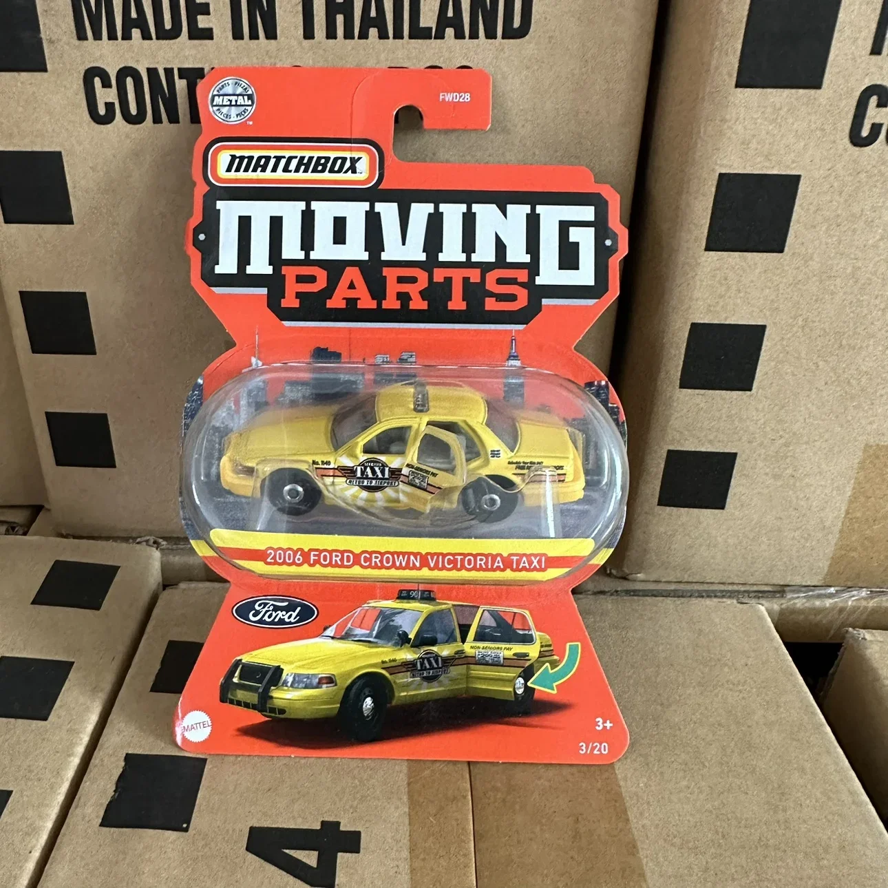 Mattel Matchbox 시뮬레이션 도시 자동차 수집기 시리즈, FWD28 이동식 문짝 오프닝 활동 차량 장난감, 어린이 선물
