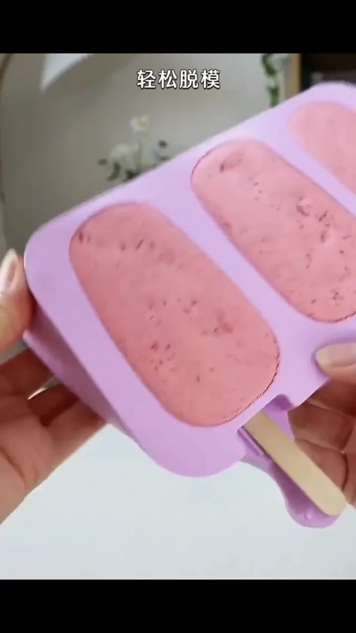 Silicone 3/8 Cavity Ice Cream Molds, Popsicle Mold, Can Reuse, Ice Cream Mold, Easy Disengage The Mold, Applicable To Home-made Popsicles, DIY Popsicle Mold