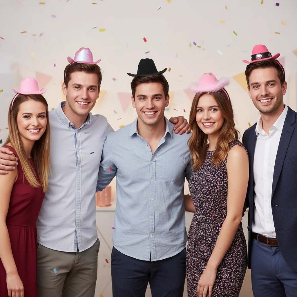 Cowgirl Headdress Hairband - Stylish Party Headwear & Hair Accessories