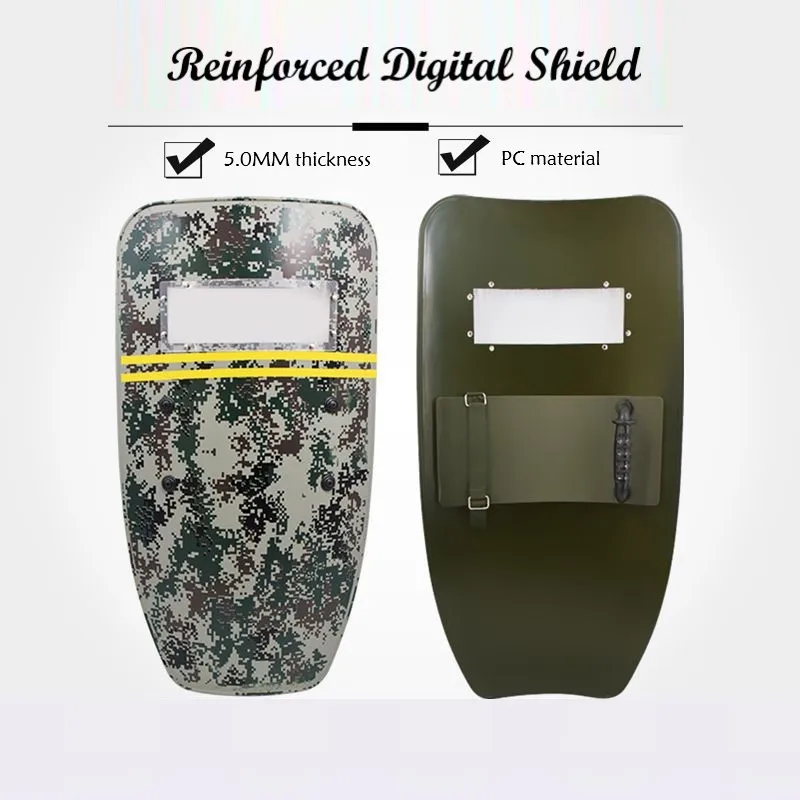 PC-Enhanced-Shield-Digital-Camouflage-Riot-Security-Anti-Slip-Handle ...