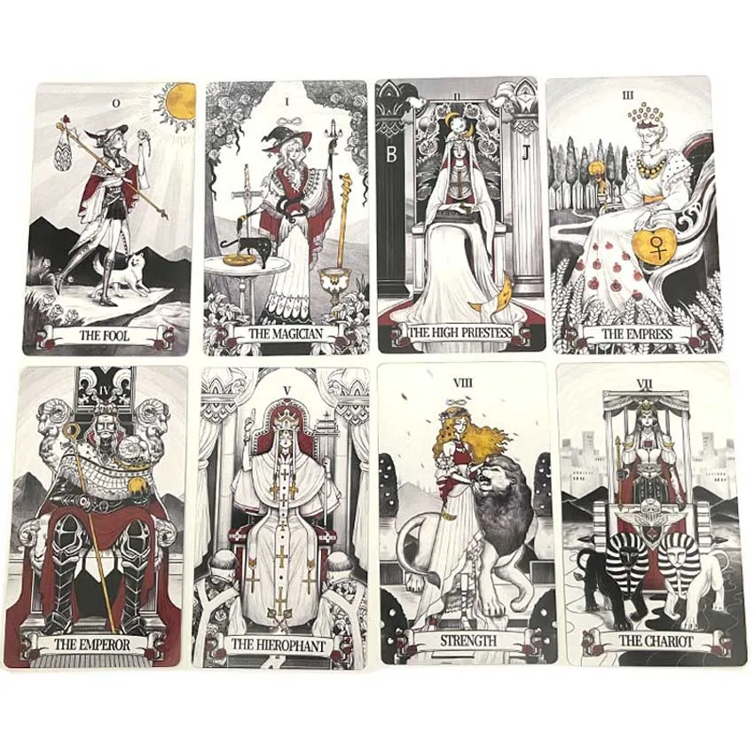 Secret Mirror Tarot Card Games Paper Manual 12x7 cm 4