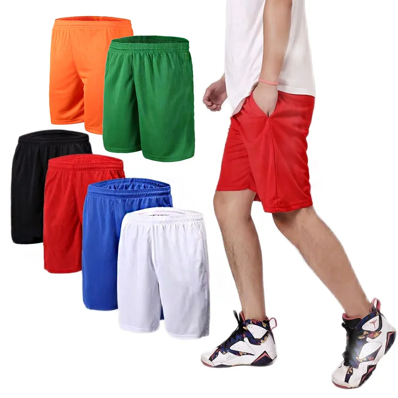 Men Shorts Sport Football Training Casual Shorts Men child Kits Soccer Uniform Running Basketball Solid Color Loose Beach Short men shorts