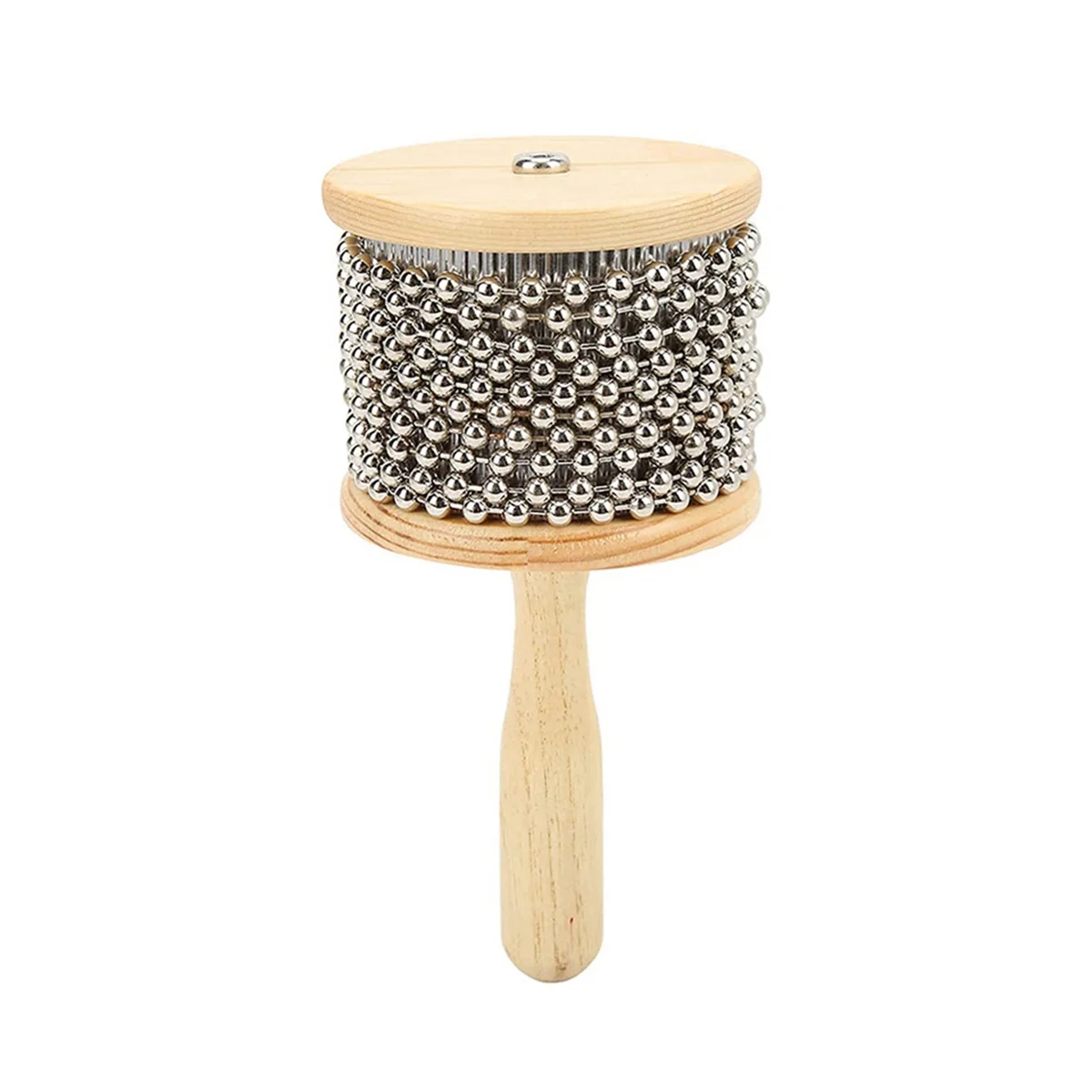 

Wooden Kabasa, Steel Ball Hand Crank Toy, Portable Children's Teaching Instruments and Kindergarten