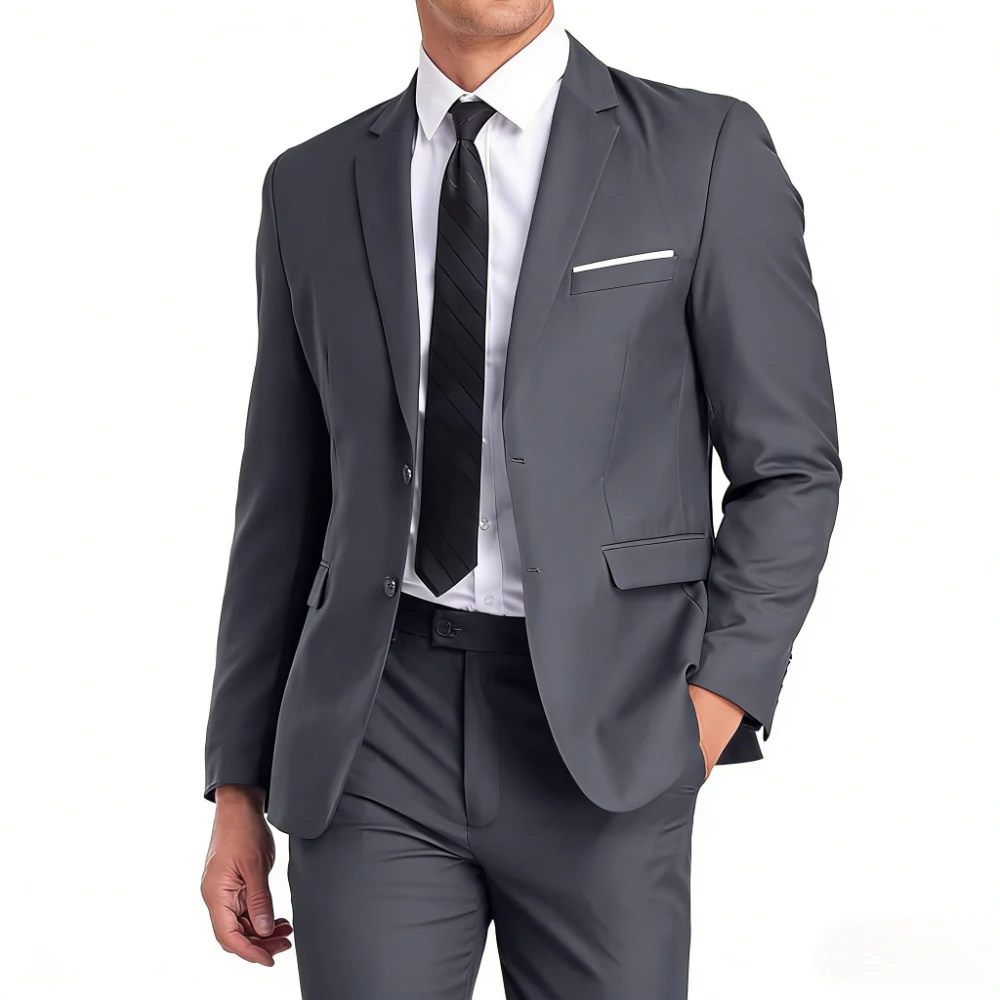 Completo grigio 2 pezzi