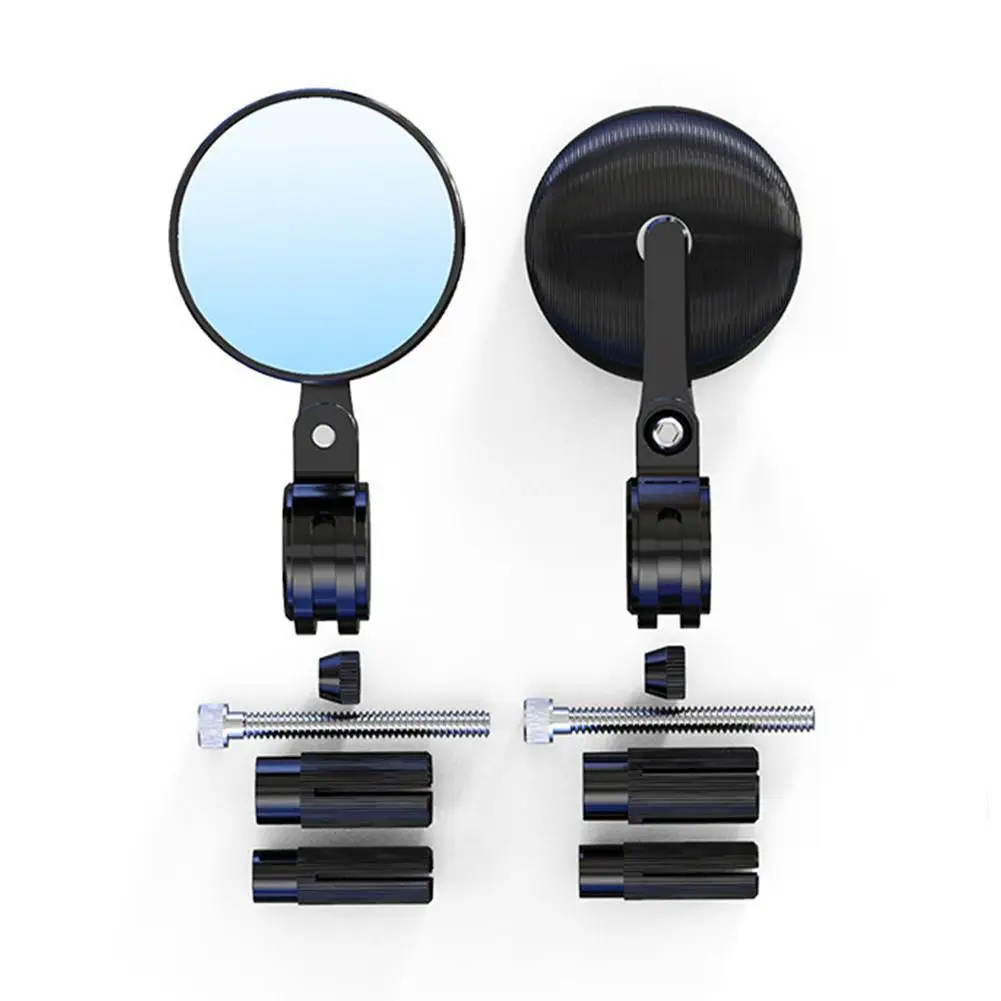 

Motorcycle aluminum alloy handle rearview mirror calf electric car handle mirror motorcycle refitted retro round mirror