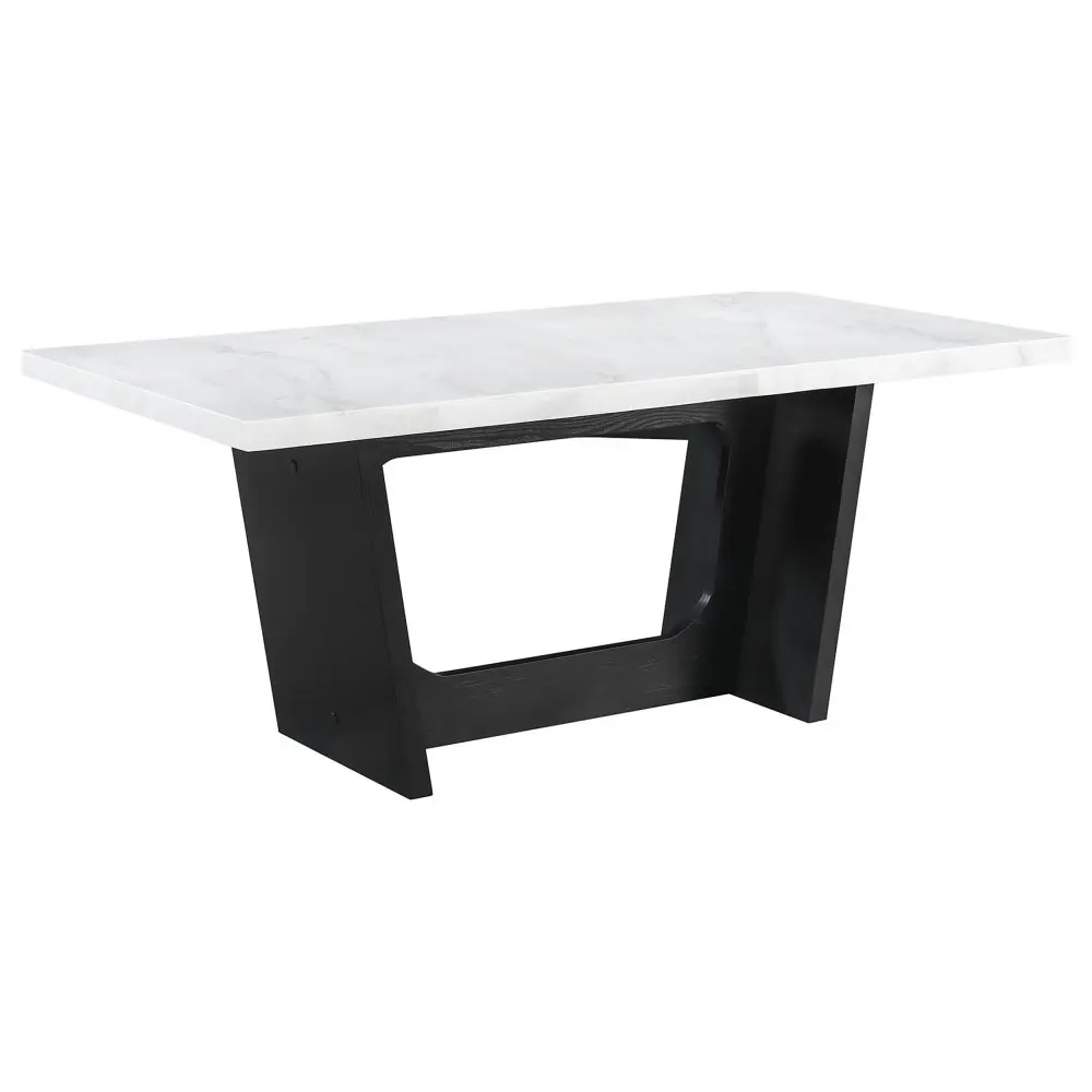 Gather Grey 7-piece Marble Top Rectangular Dining Table Set Gather Grey 7-piece Marble Top Rectangular Dining Table Set