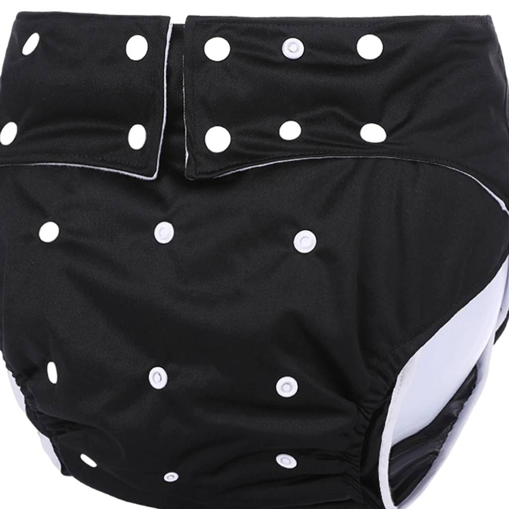 Adjustable Adult Cloth Diaper for Incontinence Washable Elastic Easy to Dry Leakfree Pants for Old People Disabled Odor Free 4