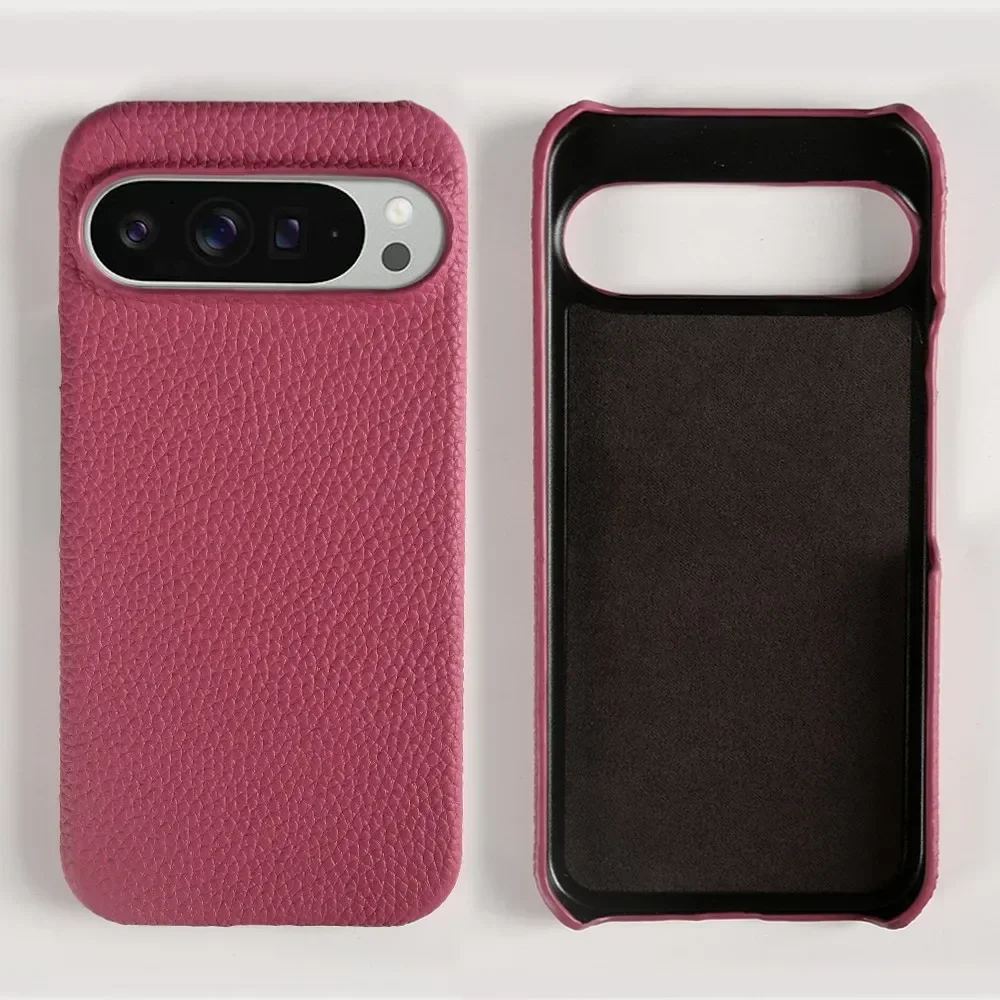 Vintage Genuine Leather Aesthetic Phone Case Cover