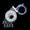 Fish Tank Air Splitter Valve Bubble Stone Silicone Hoses Air Pump Flow Splitter For Compressor Aquarium Joint Drip System 1