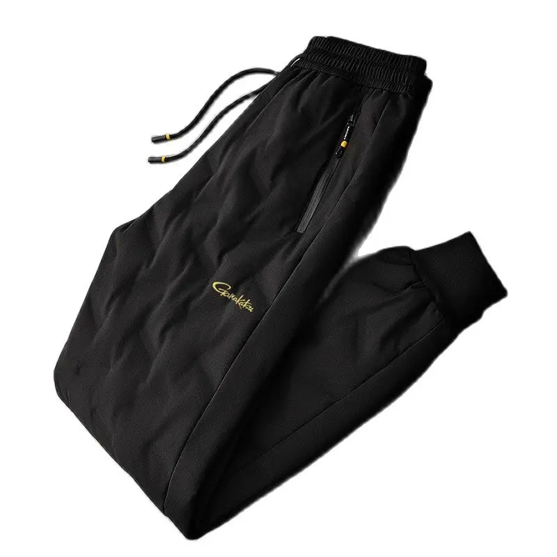 Gamakatsu Fishing Pants for Men Warm Thick Waterproof Down Pants Elastic Waist White Goose Feather Lightweight New Winter