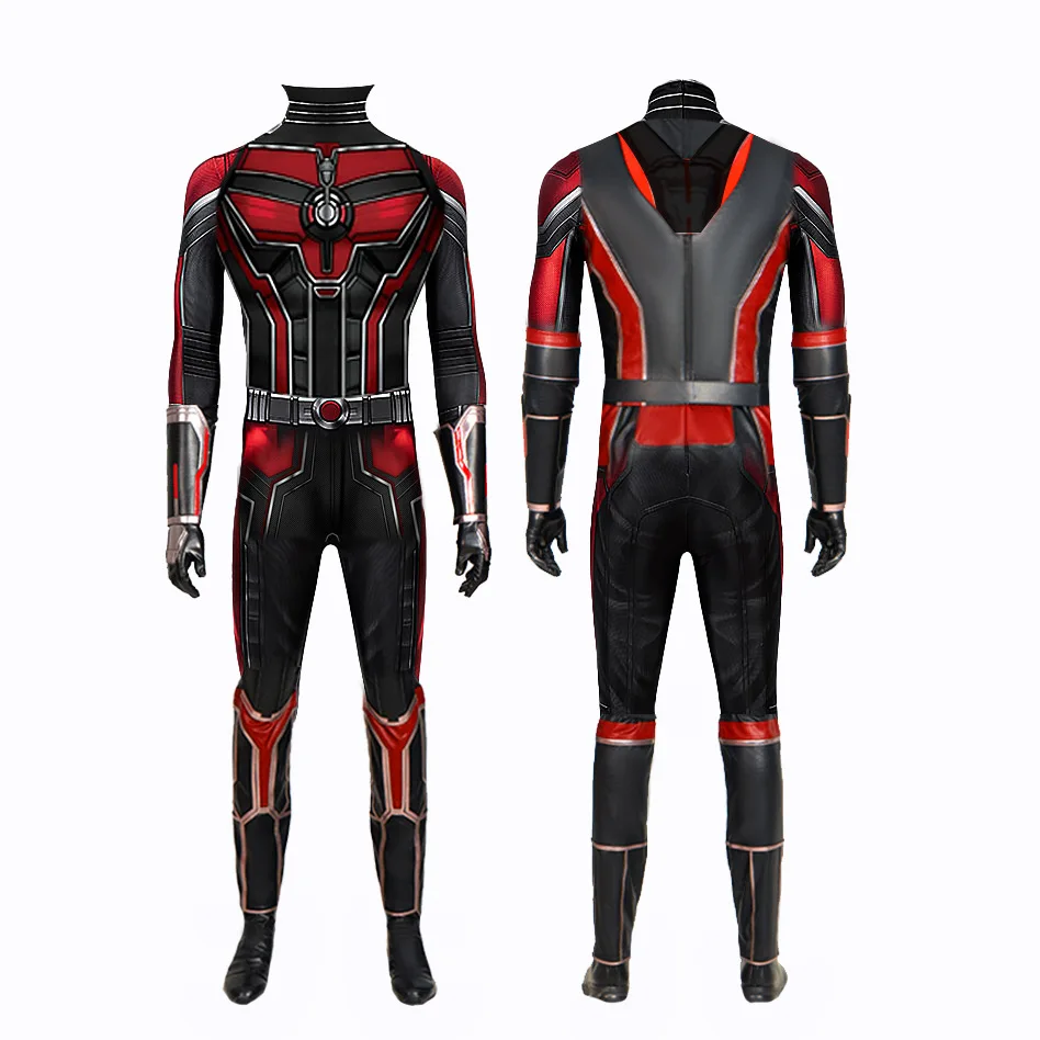 thumbnail image 1 of Disfraz de Ant Man 3 para niños y adultos, traje de superhéroe con máscara, mono, fiesta de cumpleaños, disfraz de Halloween, 2023, 1 of 5