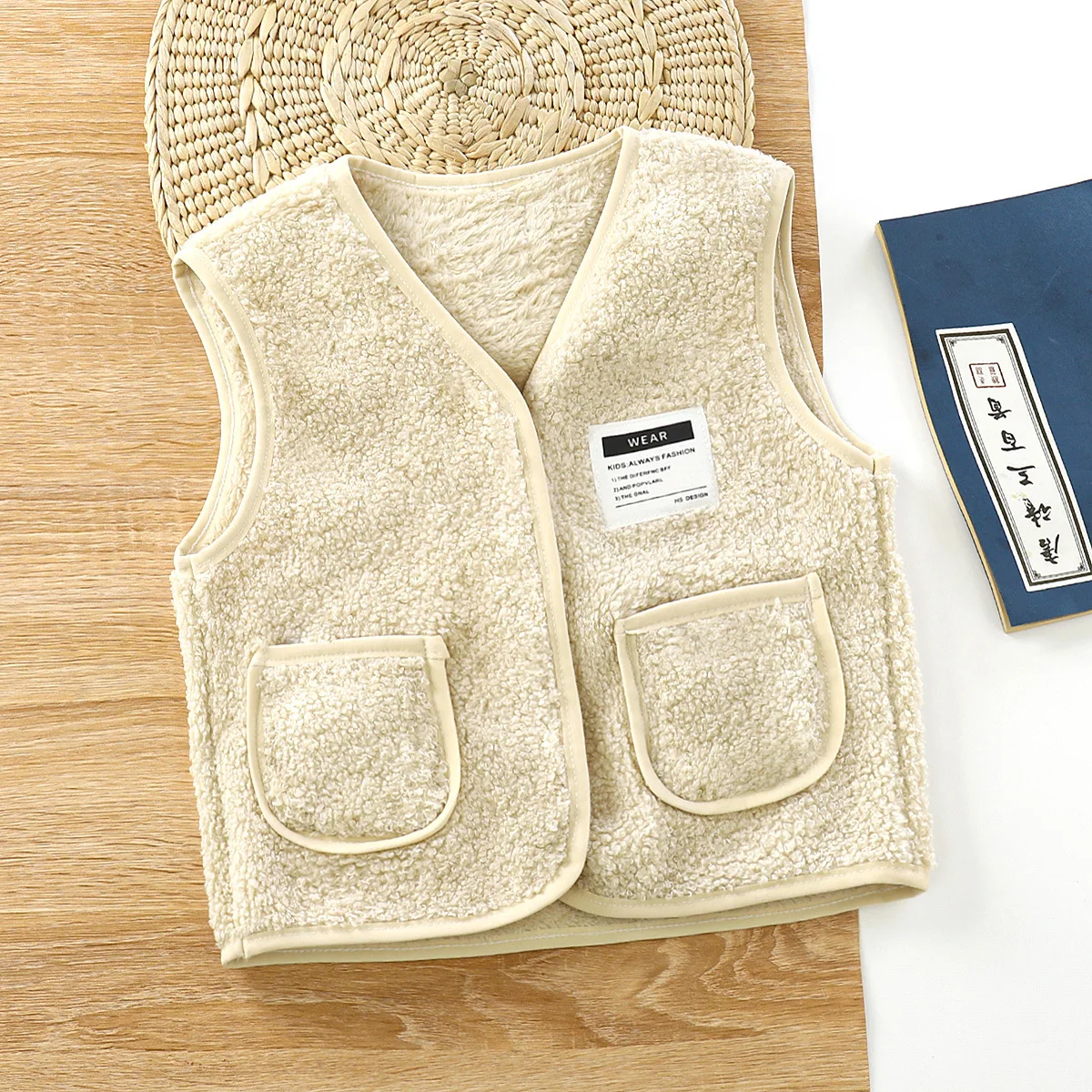 Spring Fall Baby 1-6Y Girl Boy Waistcoat Children's Vest Cardigan Cotton Infant Vests Clothes Colete Clothing Pink Grey White