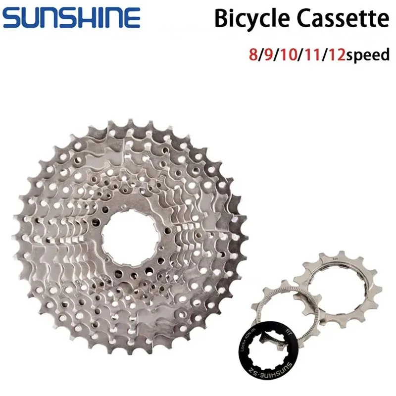 Road Bike Cassette 8 9 10 11 12 Speed 11-23T/25T/28T/30T/32T/34T/36T K7 Sprocket Bicycle Flywheel for Shimano HG Hub