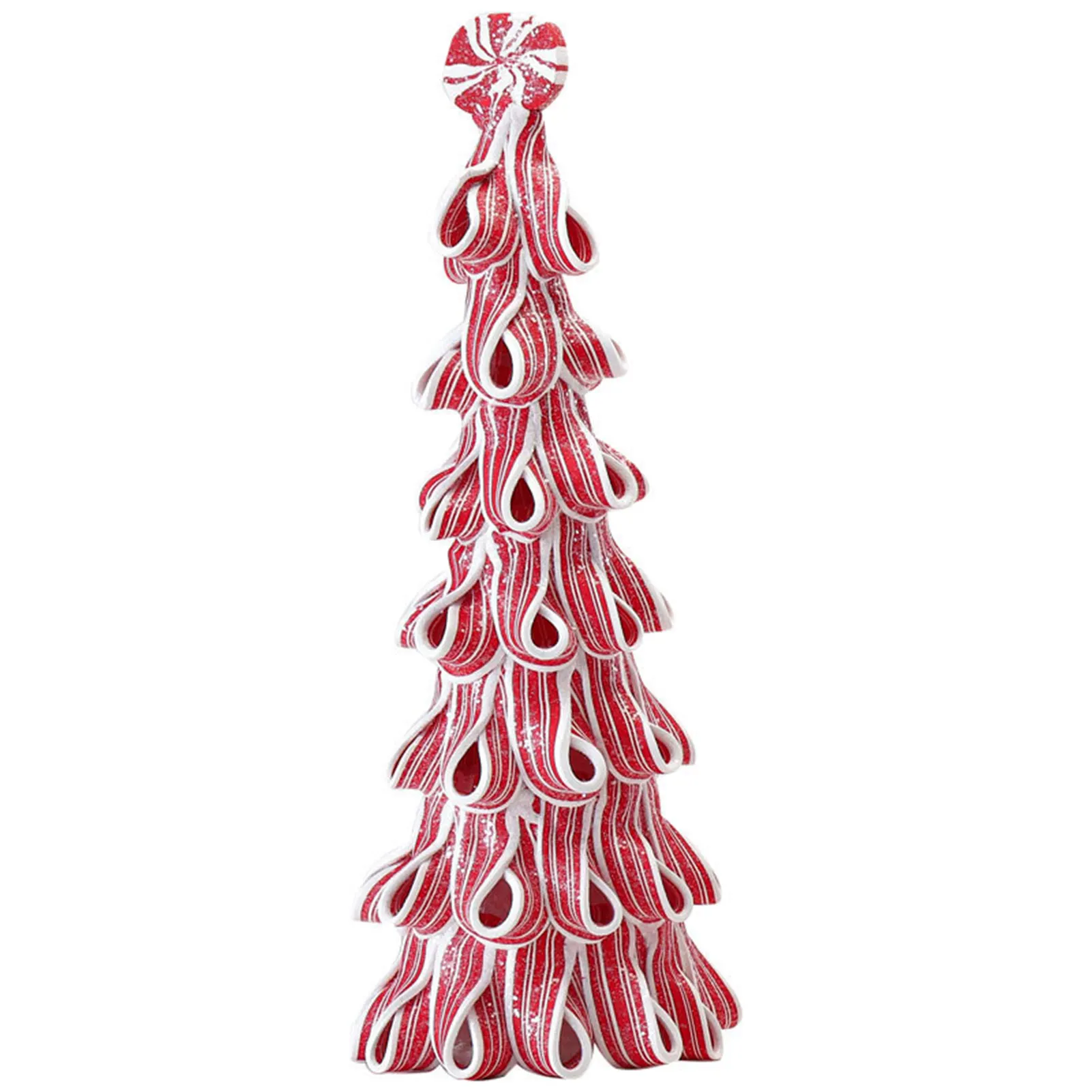 

LED Lighted Gingerbread House Light Up Faux Gingerbread House for Home Kitchen Office Desk