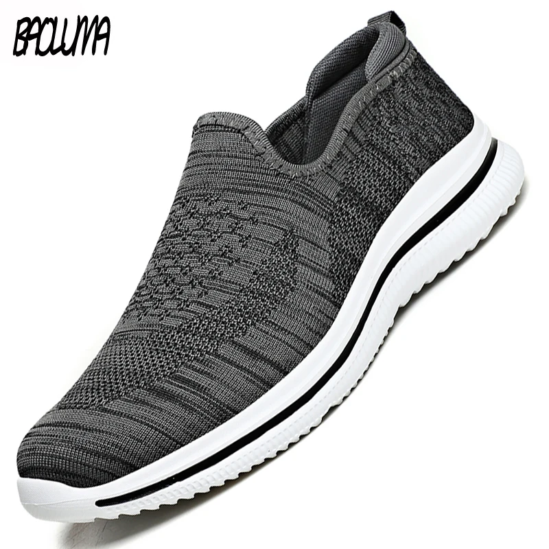 

Мужские кроссовки для улицы, мужская повседневная обувь, сетчатые дышащие мужские кроссовки, мягкая мужская обувь на плоской подошве