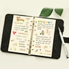 A5 A6 Felt Shell Notebook Cloth Fabric Notebook Ring Binder Diary Notebook Paper Holder Portable Diary Stationery Gift NEW 6