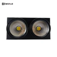 200W Cob 2 Eyes LED Par Cold / Warm White 2IN1 DMX Stage Lighting Voice Control for Party Club Disc Christmas 2X100W Blinder 1