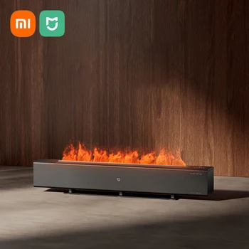 XIAOMI MIJIA Electric Heater Graphene Technology Simulation Flame Version Mobile Floor Heating Humidification Function Chimney 1