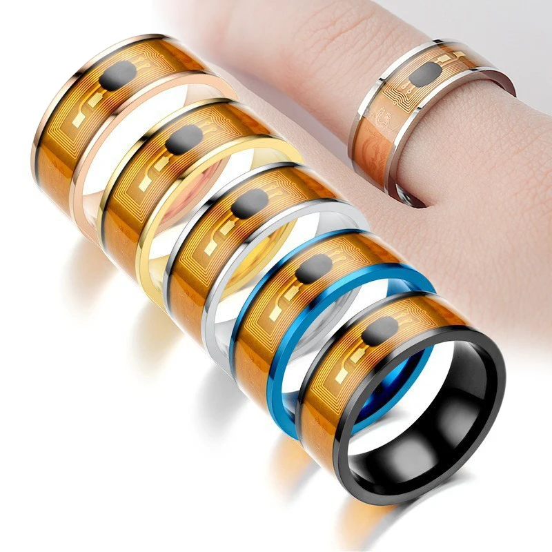 Nfc Smart Ring Dragon Pattern Tecnologia Digitale Intelligente Multifunzionale Nfc Smart Ring H9