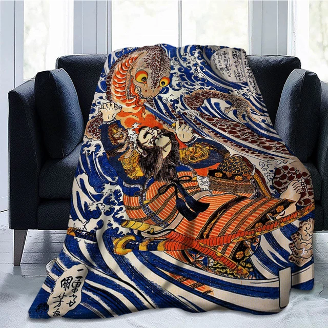 Japanese Samurai Throw: A Symphony of Art and Comfort