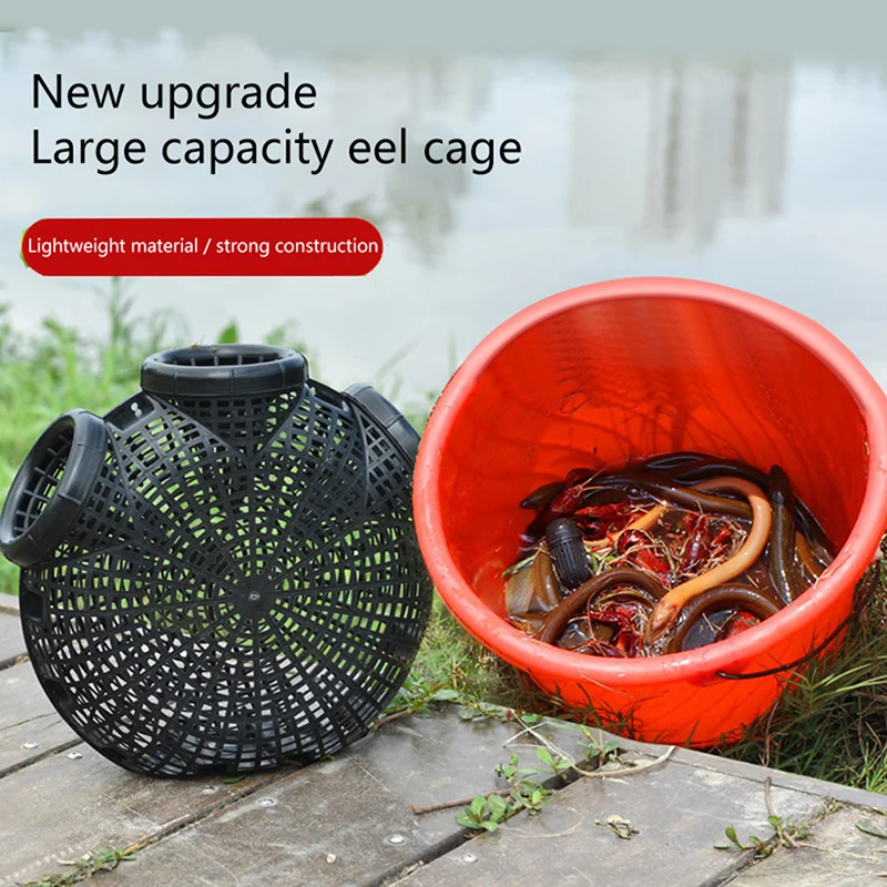 Generic Mesh For Fishing Net/Tackle/Cage Folding Crayfish Catcher  Casting/Fish Network Crab/Crayfish/Shrimp/Smelt S Nets Automatic