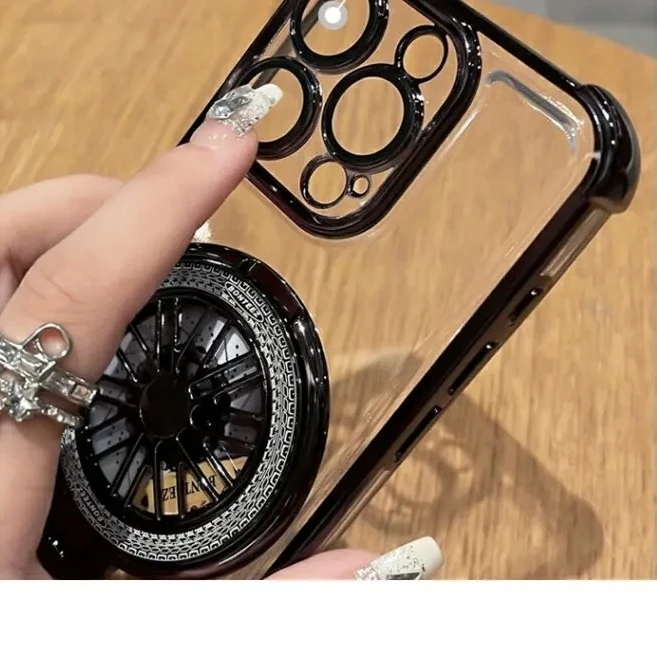 Gyro Holder Camera Protection Plating Airbag Transparent Back Cover