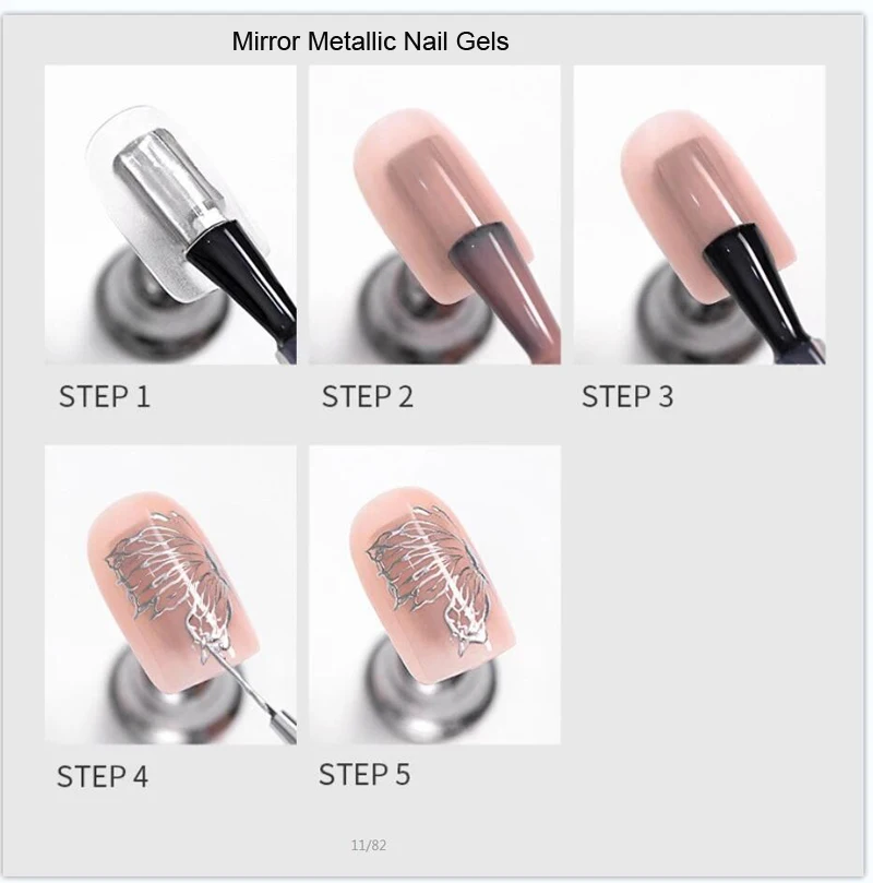 Рисунок 5 - 1JAR/8 мл Серебристые зеркальные