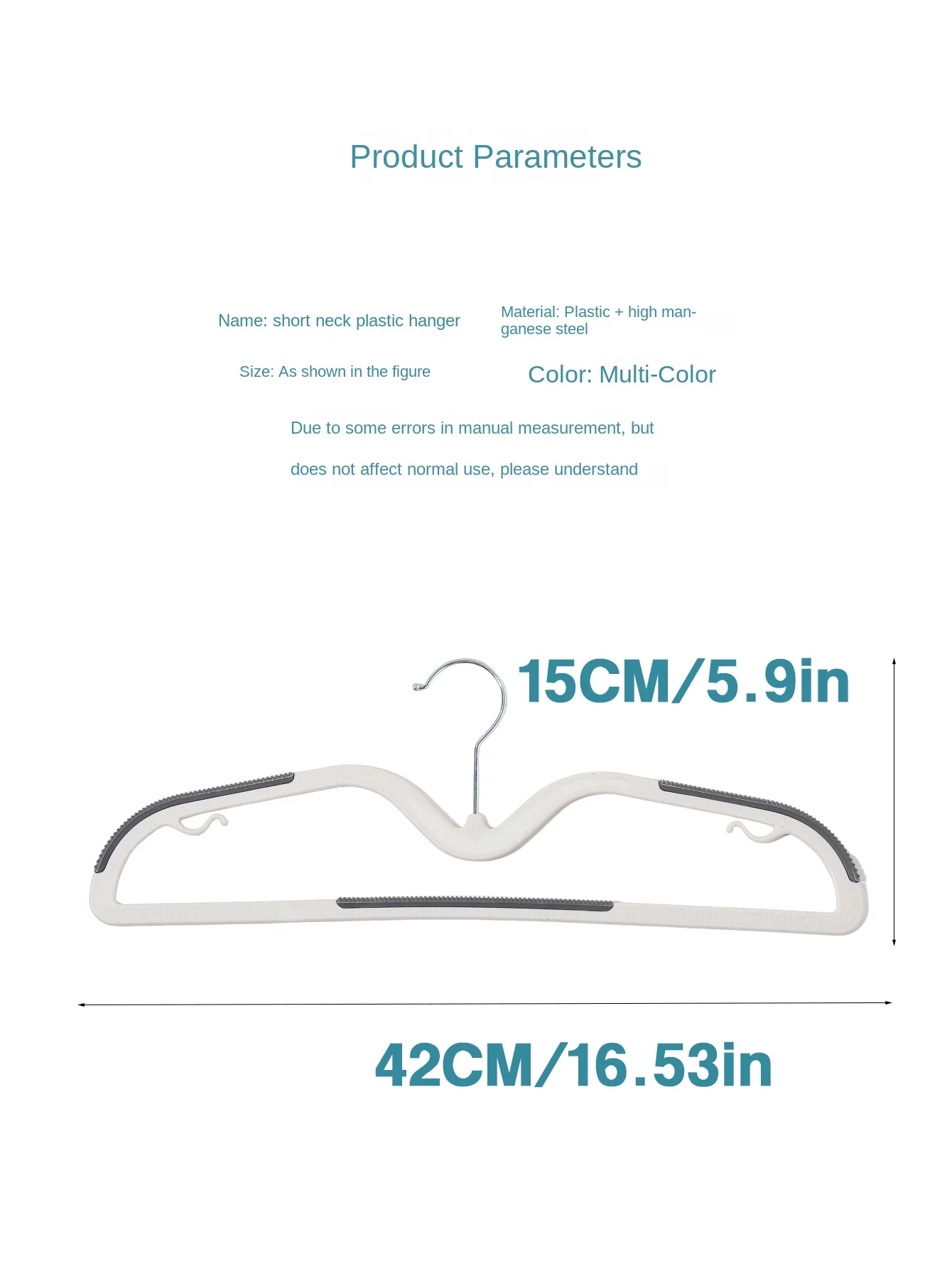 Non-Slip Plastic Hangers 10pcs Versatile Traceless Design For Clothes Bras More For Home Storage Retail Display