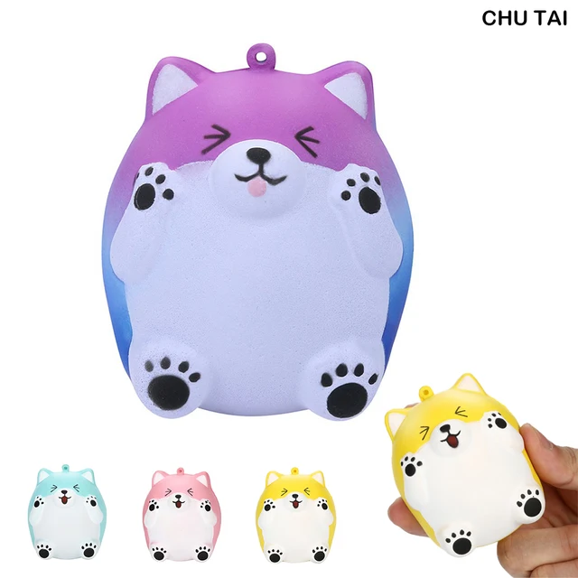 Kawaii Smile Bear Cake Milk unicorn Squeeze Toys Slow Rising Cream Scented Stress Reliever Squishy Anti-stress Kid Fidget Toy 2