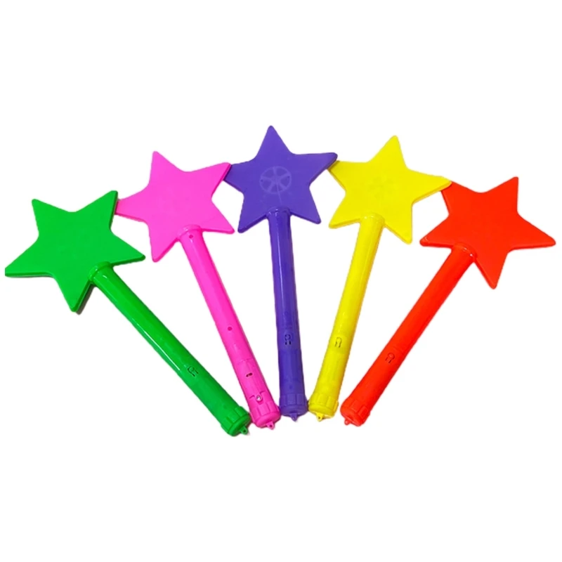 

5pcs Light Up Sticks For Party Star Glow Wand Led Glow Star Light up Wand
