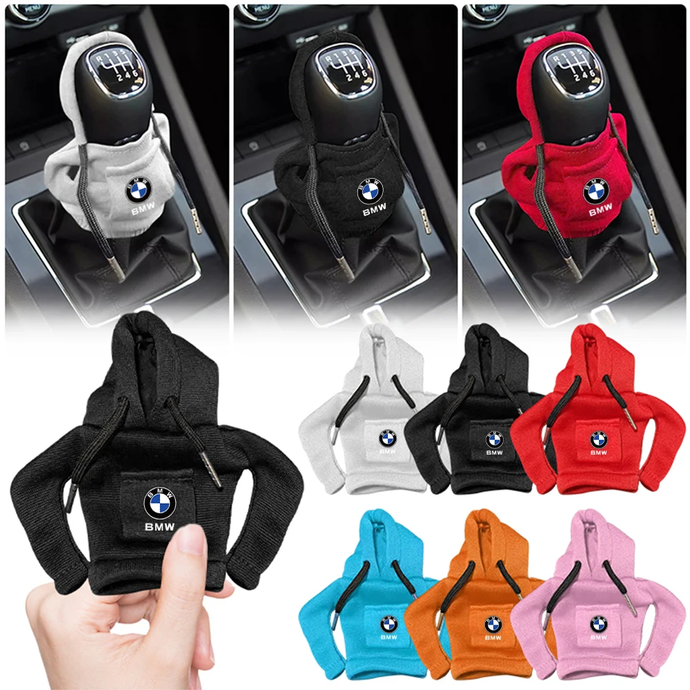 Hoodie Gear Shift Knob Cover for Bmw M Performance M3 M5 M6 F01 F20 F10 F13 F15 F16 F30 F34