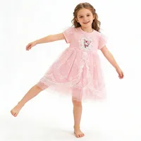Robe Sanrio pour petite fille, en coton, Kuromi, élégante, robe de princesse pour bébé fille, vêtements de luxe pour enfants, violet, 1 à 2 3 4 5 6 7 8 9 ans 5