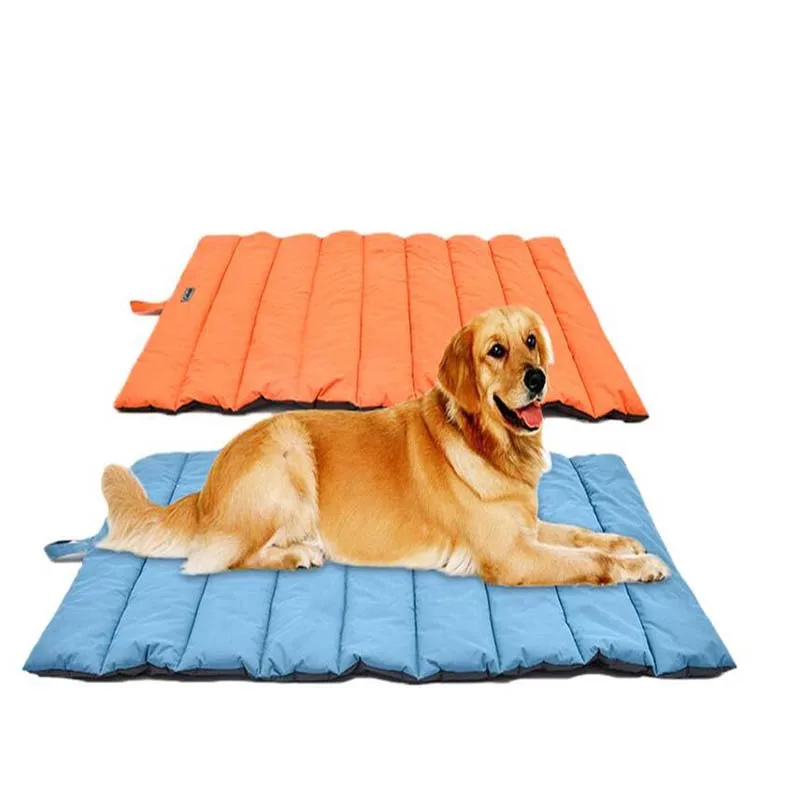 WaterproofOutdoorPetMatPortableReversibleBreathableDogHouseBed