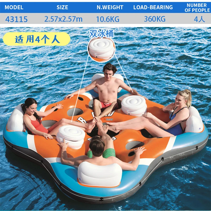 庭用の大きなインフレータブルプール,フロート付きの大きな船,日 庭用の大きなインフレータブルプール,フロート付きの大きな船,日