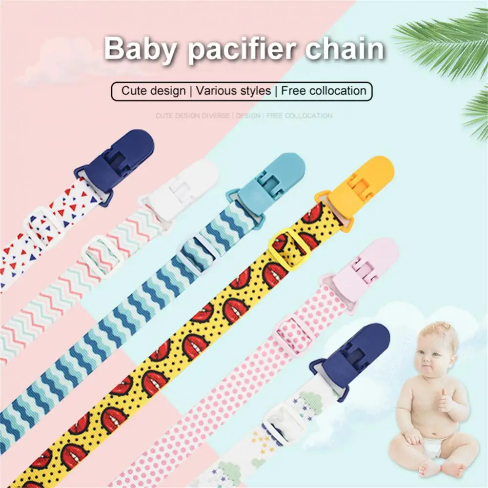 Anti loss Toy Pacifier Clip Polyester Material Regulate New Baby