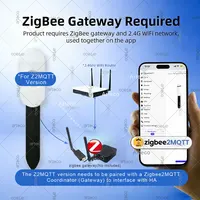 Zigbee Soil Moisture Detector Temperature Humidity Meter Smart Soil Tester Moisture Sensor Remote Monitor For Home Assistant Z2M - Image 2