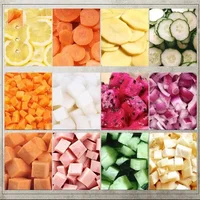 Многофункциональная овощерезка, овощерезка, коммерческая бытовая кубическая резка, кухонный комбайн из нержавеющей стали — изображение 4