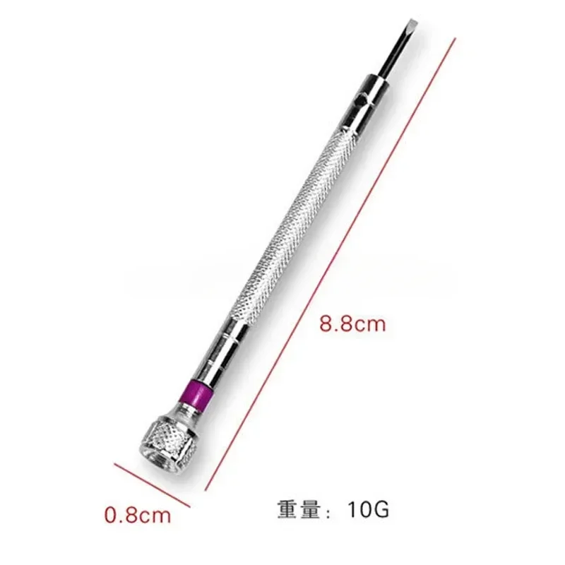 13Pcs 시계 수리 도구 스크루 드라이버 세트 0.6mm-2.0mm 플랫 헤드 스크루 드라이버 키트 시계 수리 도구에 대한 전문 시계 제조 업체