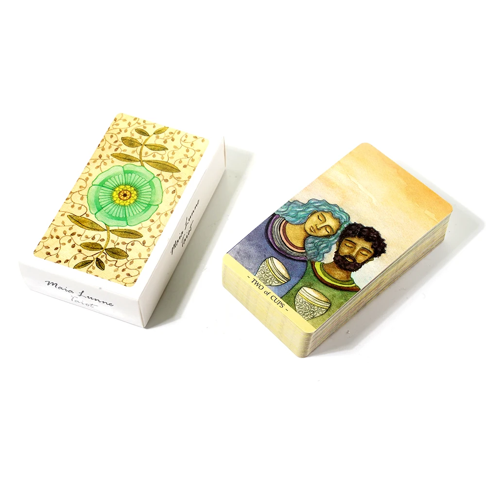 Mara Lunne 타로 카드 덱, 활기찬 일러스트, 타로 연인 초보자