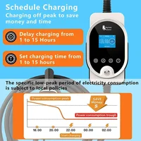 feyree Type2 EV Charger EVSE Wallbox 22KW 11KW 3P Smart APP Wi-Fi Control  7KW 32A 1P Setting Current & Charging Time for EV Car - Image 2