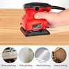 Mini Electric Sanders with Sandpaper Woodworking Tool Furniture Metal Polisher Electric Sanders Buffer Sander 6