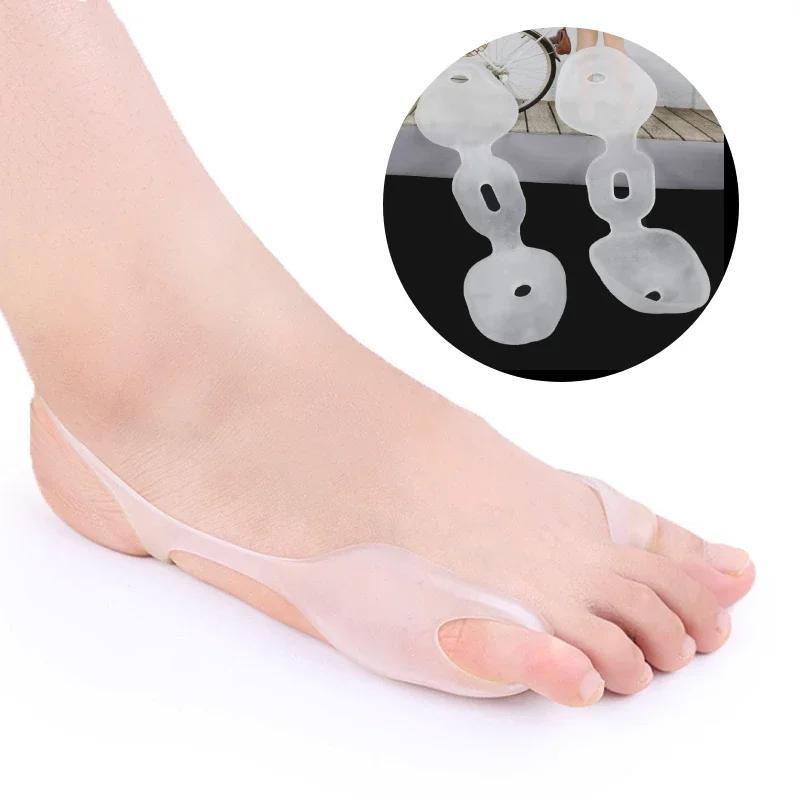 

1pair Big Foot Thumb Hallux Valgus Toe Separators Silicone Orthosis Gel Corrector Orthopedic Tools Bunions Pain Relief Foot Care