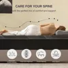 12 Inch Charcoal Memory Foam Mattress in a Box, CertiPUR-US Certified, Fiberglass Free, Cooling Gel Double Mattress 4