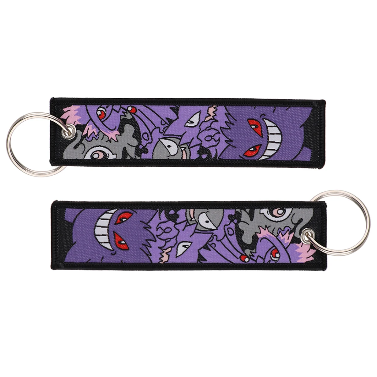 Charming Anime Cute Cartoon Embroidered Keychain | Stylish Key Holder & Accessory Gift