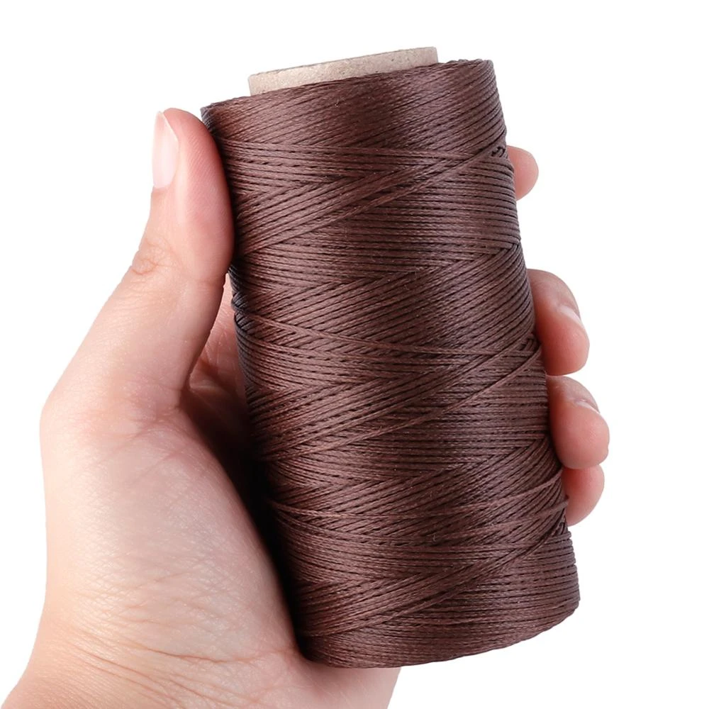 260m 150D 0.8mm Leather Waxed Thread Cord for Sewing Hand Stitching