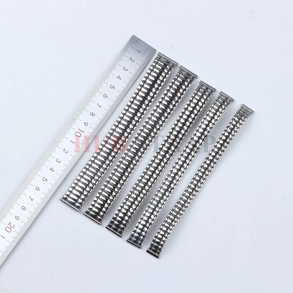Stainless Steel Stretch Expansion Watch Band - Universal Metal Elastic Strap