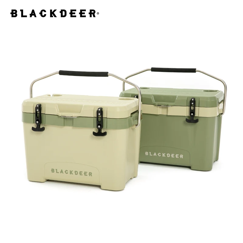 

BLACKDEER 26L Volume PP Plastic Ice Chest Mini Fridge Beer Bucket Camping Ice Box Insulated Rotomolded Cooler Ice Chest Cooler