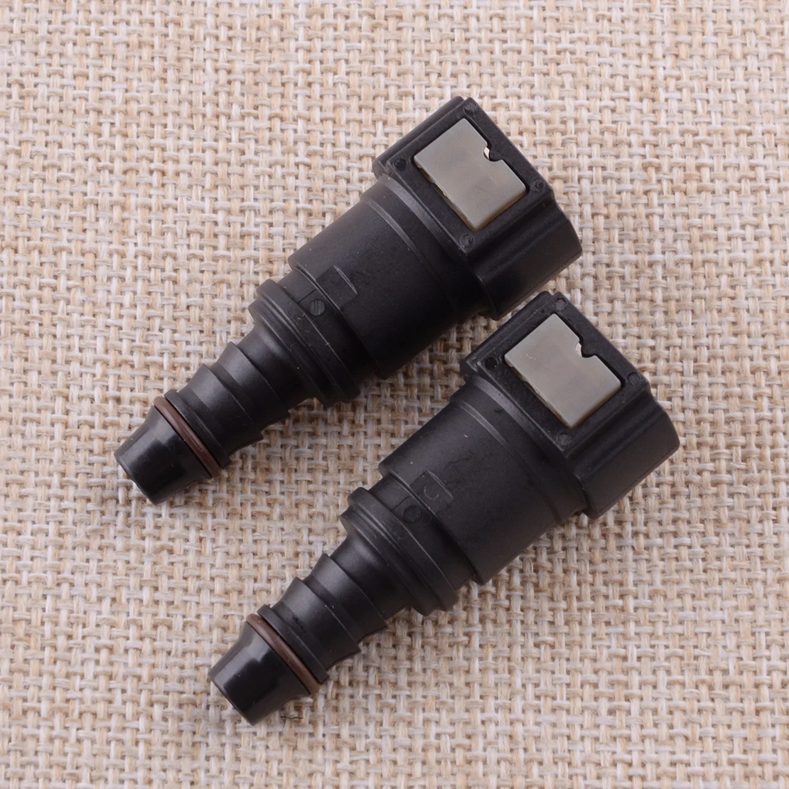 

2pcs/Set 9.89mm ID8 5/16" Car Female Fuel Line Hose Quick Connect Release Pipe FKM PA12+30GF -40-115 Degrees Celsius